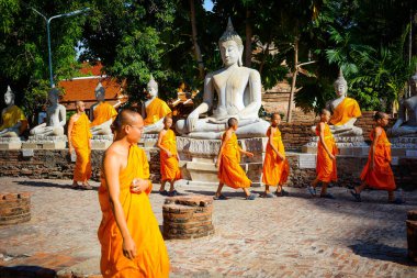 Tayland. Ayutthaya. Wat Yai Chai Mongkhol Tapınağı