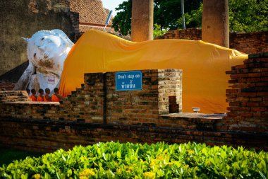 Tayland. Ayutthaya. Wat Yai Chai Mongkhol Tapınağı