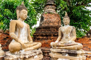 Tayland. Ayutthaya. Wat Yai Chai Mongkhol Tapınağı