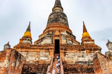 Tayland. Ayutthaya. Wat Yai Chai Mongkhol Tapınağı