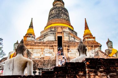 Tayland. Ayutthaya. Wat Yai Chai Mongkhol Tapınağı