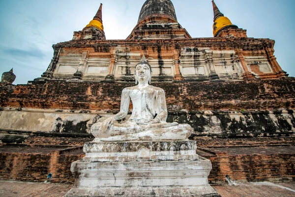 Thailand Ayutthaya Wat Yai Chai Mongkhol Temple — Stock Photo, Image