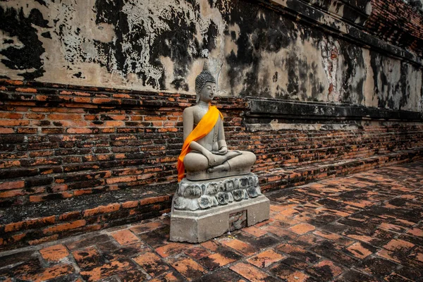 Thailand Ayutthaya Wat Yai Chai Mongkhol Tempel — Stockfoto