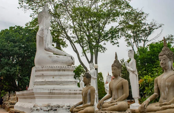 Thaiföld Ajutthaja Wat Yai Chai Mongkhol Templom — Stock Fotó