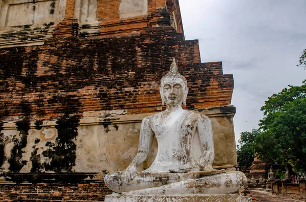 Thailandia Ayutthaya Tempio Wat Yai Chai Mongkhol — Foto Stock