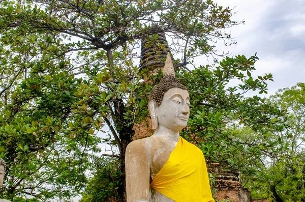 Tailandia Ayutthaya Templo Wat Yai Chai Mongkhol — Foto de Stock