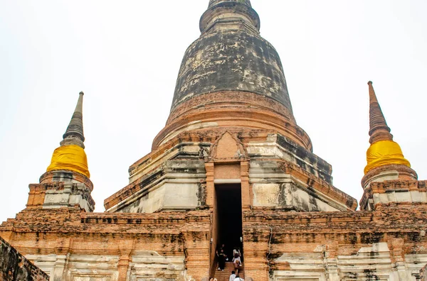 Thailand Ayutthaya Wat Yai Chai Mongkhol Tempel — Stockfoto