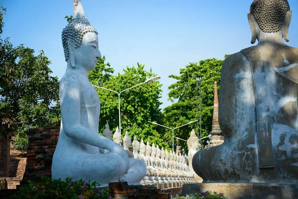 アユタヤだ ワット チャイ モンコール寺院 — ストック写真