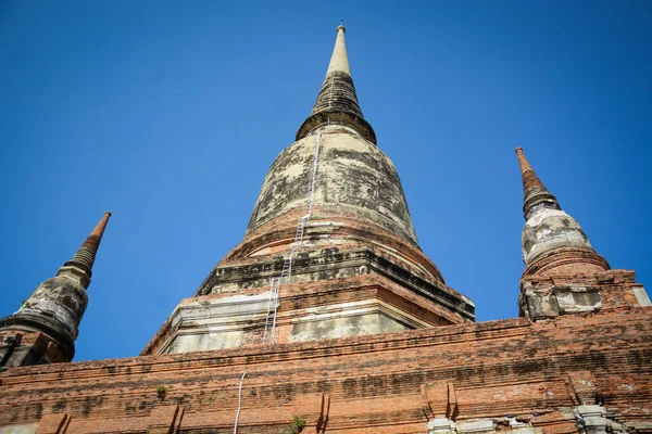 Thailand Ayutthaya Wat Yai Chai Mongkhol Tempel — Stockfoto