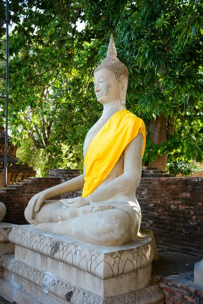 Tailândia Ayutthaya Templo Wat Yai Chai Mongkhol — Fotografia de Stock