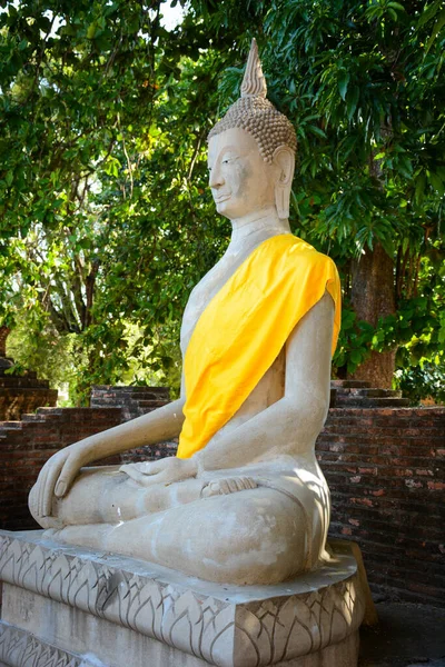 Tailândia Ayutthaya Templo Wat Yai Chai Mongkhol — Fotografia de Stock