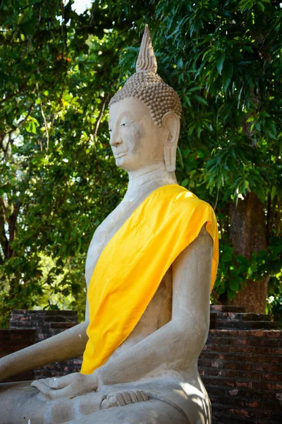 Tailândia Ayutthaya Templo Wat Yai Chai Mongkhol — Fotografia de Stock