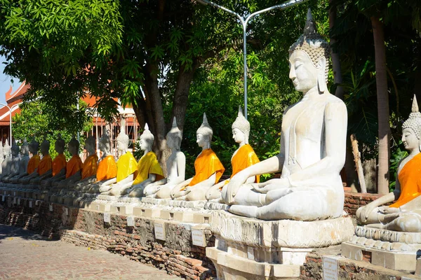 Thailand Ayutthaya Wat Yai Chai Mongkhol Tempel — Stockfoto