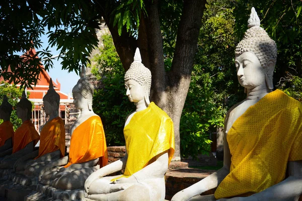 Thailand Ayutthaya Wat Yai Chai Mongkhol Tempel — Stockfoto