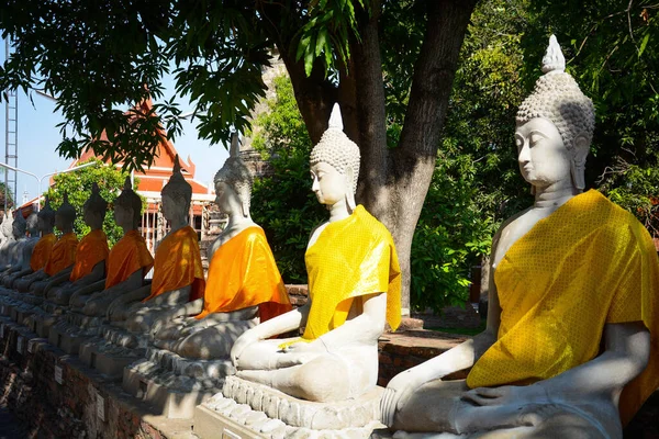 Tailandia Ayutthaya Templo Wat Yai Chai Mongkhol — Foto de Stock