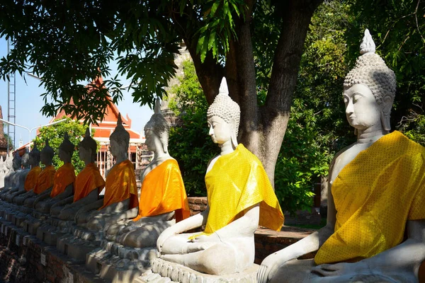 Thailand Ayutthaya Wat Yai Chai Mongkhol Templet — Stockfoto