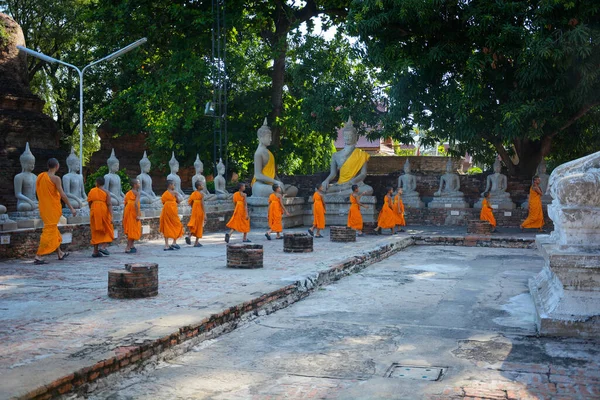 Thailandia Ayutthaya Tempio Wat Yai Chai Mongkhol — Foto Stock