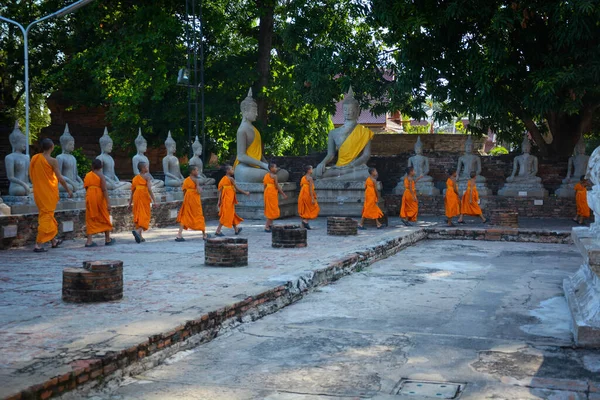 Thailand Ayutthaya Wat Yai Chai Mongkhol Tempel — Stockfoto