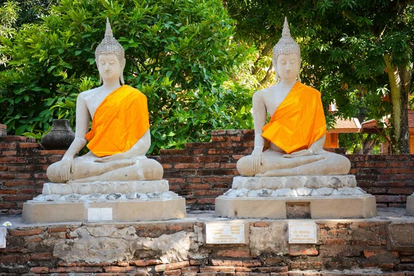 Tailândia Ayutthaya Templo Wat Yai Chai Mongkhol — Fotografia de Stock