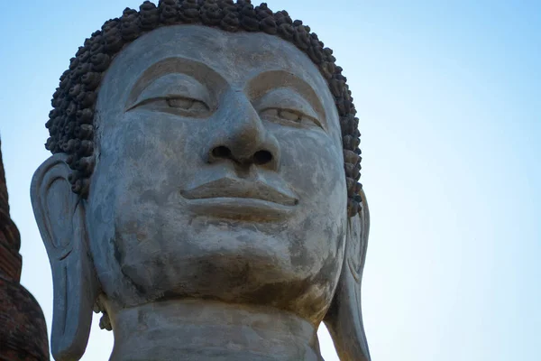 Таїланд Аюттхая Wat Yai Chai Mongkhol Temple — стокове фото