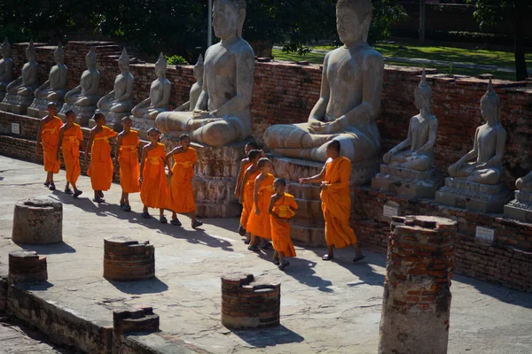 Tailândia Ayutthaya Templo Wat Yai Chai Mongkhol — Fotografia de Stock