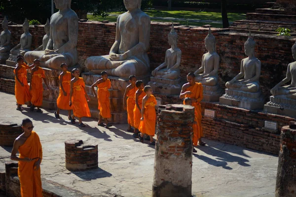 Tailândia Ayutthaya Templo Wat Yai Chai Mongkhol — Fotografia de Stock