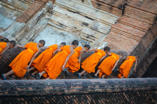 Thailand. Ayutthaya. Wat Yai Chai Mongkhol Temple