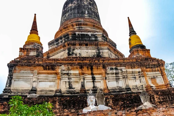 Thailand Ayutthaya Wat Yai Chai Mongkhol Temple — Stock Photo, Image