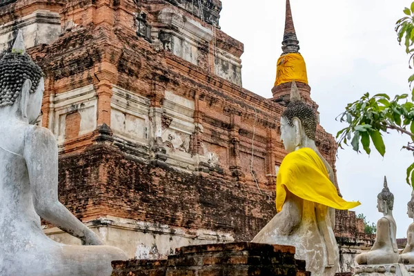 Thailandia Ayutthaya Tempio Wat Yai Chai Mongkhol — Foto Stock