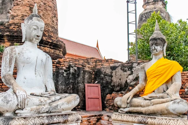 Thailand Ayutthaya Wat Yai Chai Mongkhol Temple — Stock Photo, Image