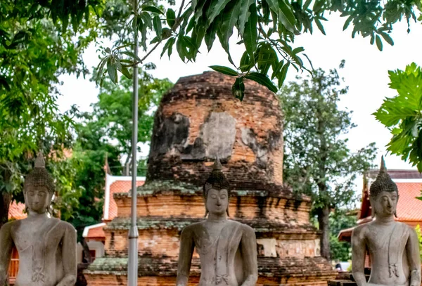 Thailand Ayutthaya Wat Yai Chai Mongkhol Temple — Stock Photo, Image
