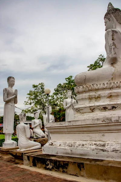 Tailandia Ayutthaya Templo Wat Yai Chai Mongkhol —  Fotos de Stock