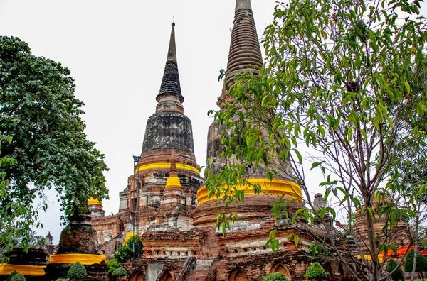 Thailand Ayutthaya Wat Yai Chai Mongkhol Tempel — Stockfoto