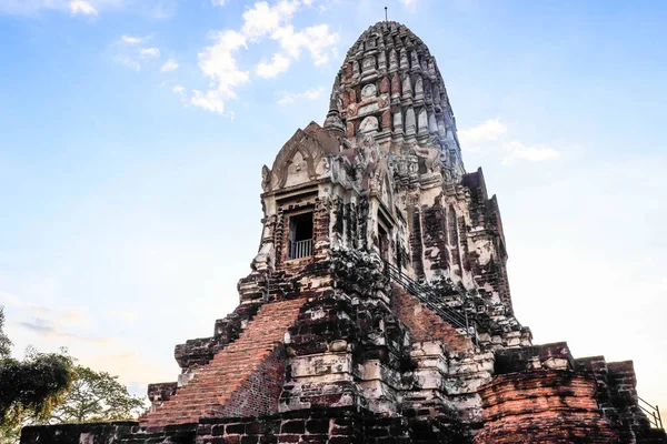 Tailândia Ayutthaya Templo Wat Ratcha Burana — Fotografia de Stock