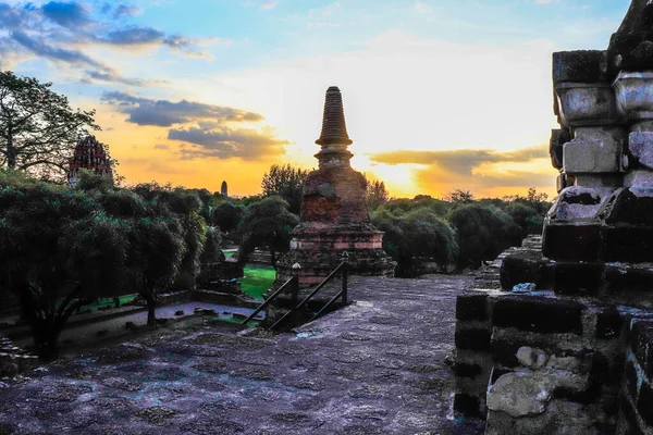 Thailandia Ayutthaya Wat Ratcha Burana Tempio — Foto Stock