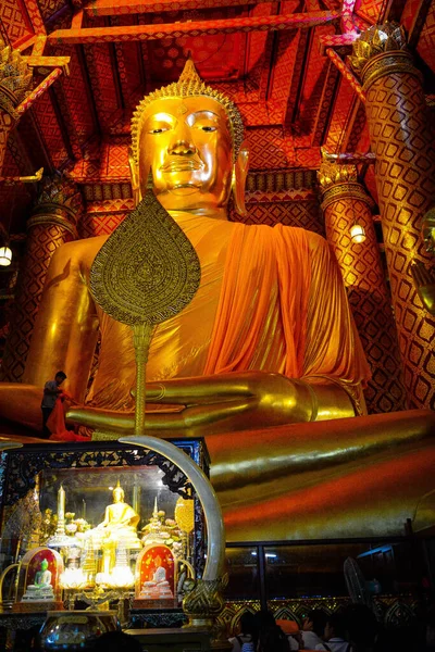 Thailand Ayutthaya Wat Phanan Choeng Tempel — Stockfoto