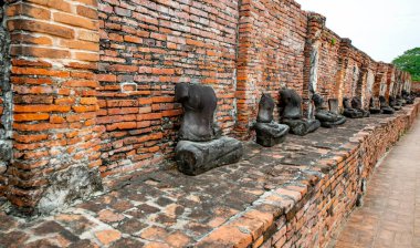 Antik Wat Mahathat Tapınağı, Ayutthaya, Tayland