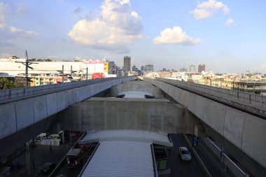 Tayland. Bangkok 'ta. BTS Treni