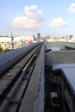 Tayland. Bangkok 'ta. BTS Treni