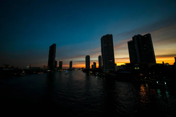 Thailand Bangkok Ein Schöner Blick Auf Die Stadt — Stockfoto