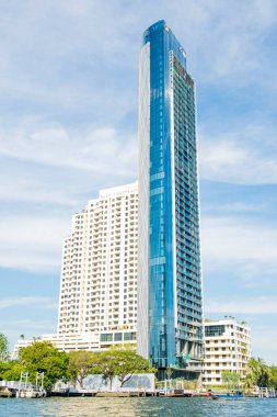 Tayland. Bangkok 'ta. Şehrin güzel bir manzarası.