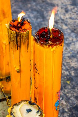 Tayland. Bangkok 'ta. Çin Mahallesi 'nin güzel manzarası.