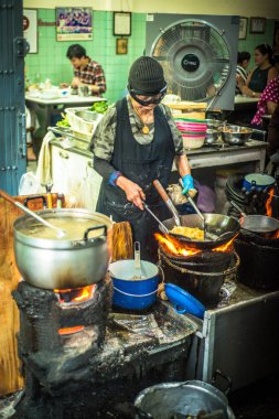 Tayland. Bangkok 'ta. Şehrin güzel bir manzarası.