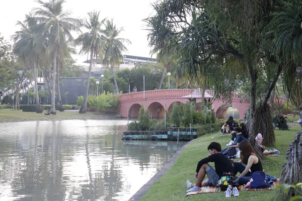 Thailand Bangkok Een Prachtig Uitzicht Park Stad — Stockfoto