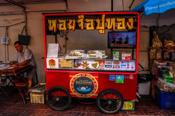 Thailand Bangkok Vacker Utsikt Över Chinatown — Stockfoto