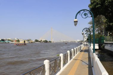 Tayland. Bangkok 'ta. Şehrin güzel bir manzarası.