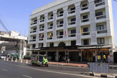 Tayland. Bangkok 'ta. Şehrin güzel bir manzarası.