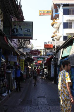 Tayland. Bangkok 'ta. Şehrin güzel bir manzarası.
