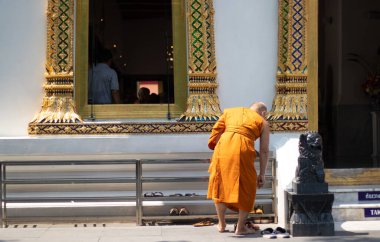 Tayland. Bangkok 'ta. Şehrin güzel bir manzarası.