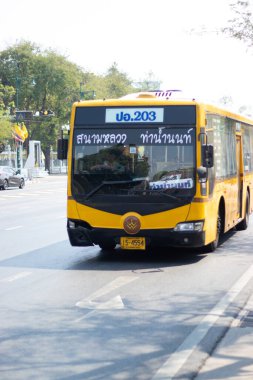 Tayland. Bangkok 'ta. Şehrin güzel bir manzarası.